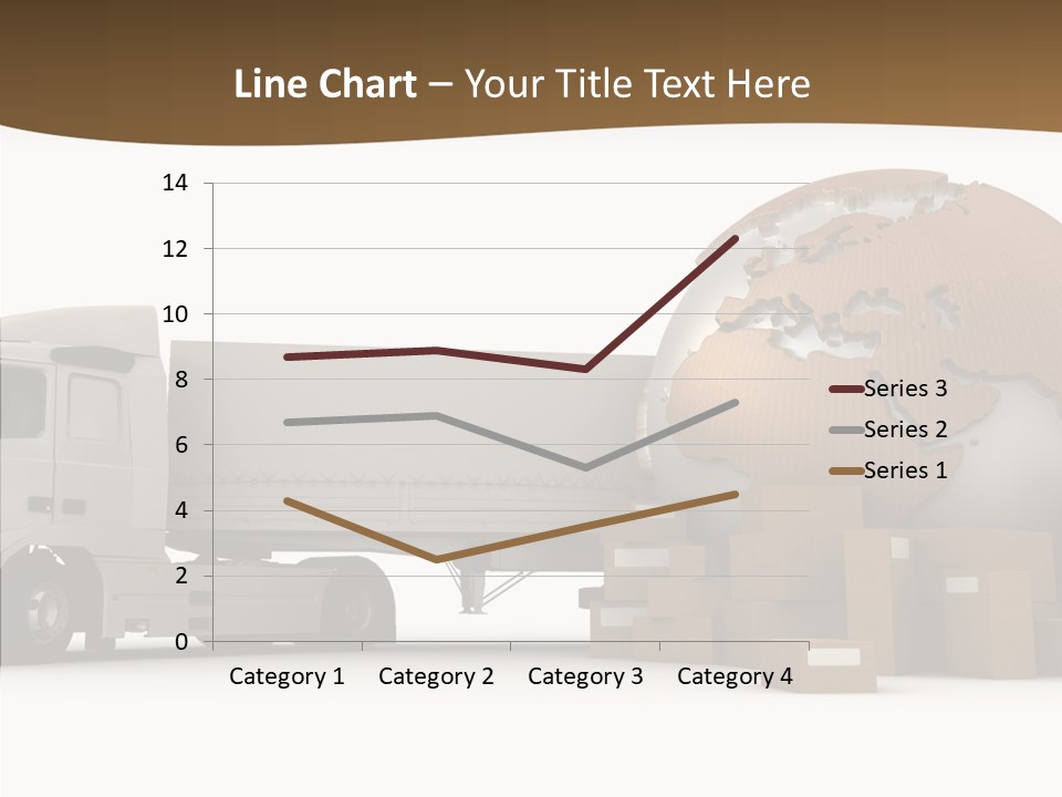 Pile Express Courier PowerPoint Template