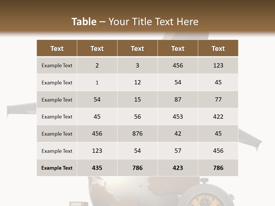Isolated Cargo World Map PowerPoint Template