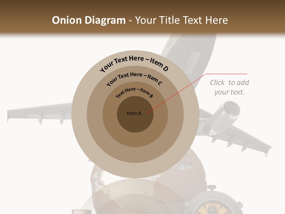 Isolated Cargo World Map PowerPoint Template