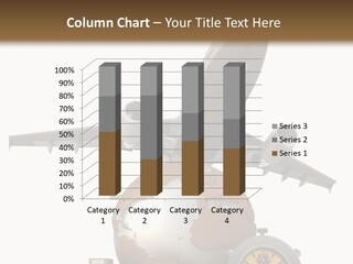 Isolated Cargo World Map PowerPoint Template