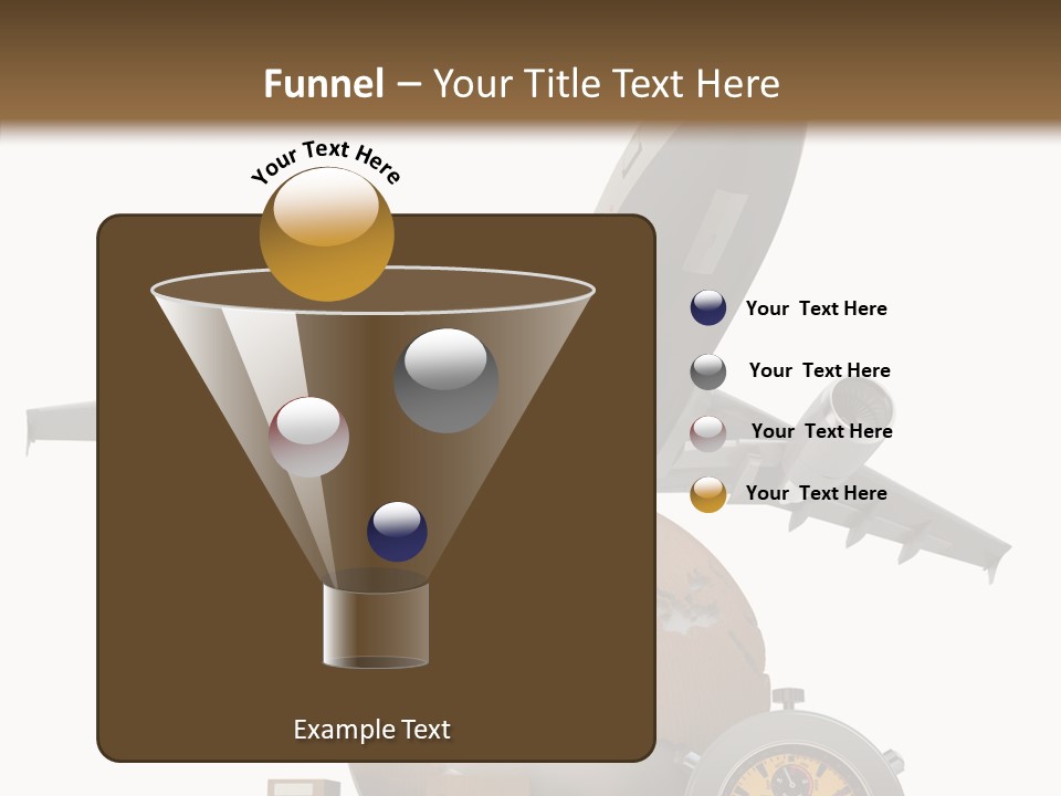 Isolated Cargo World Map PowerPoint Template