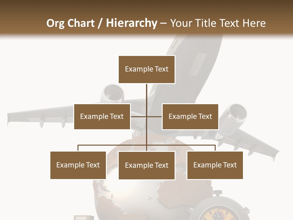 Isolated Cargo World Map PowerPoint Template
