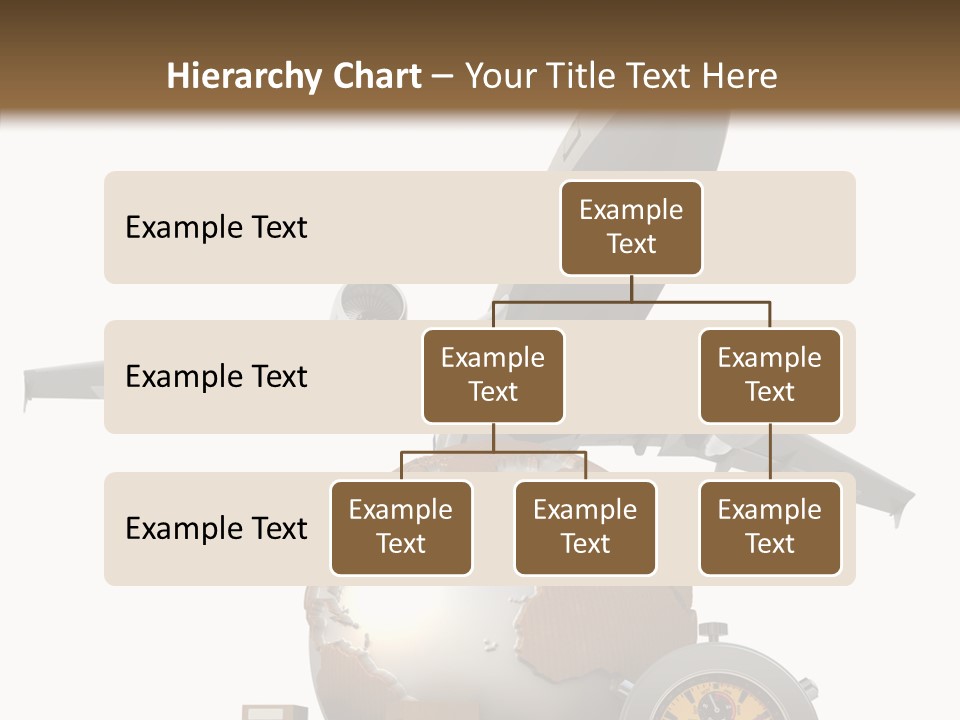 Isolated Cargo World Map PowerPoint Template