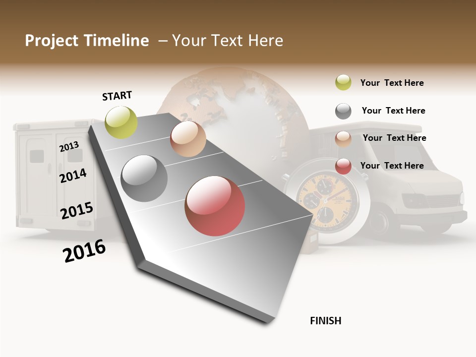 Worldwide Urgent Beat The Clock PowerPoint Template