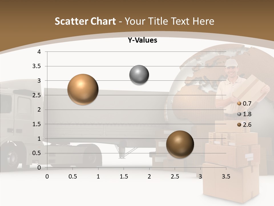 Isolated Conveyance Worldwide PowerPoint Template