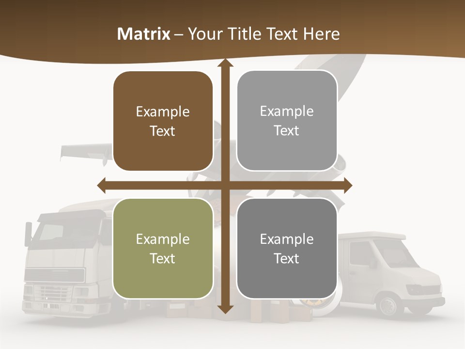 International Caucasian Road PowerPoint Template