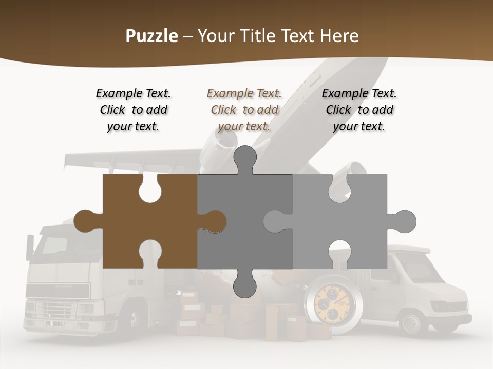 International Caucasian Road PowerPoint Template