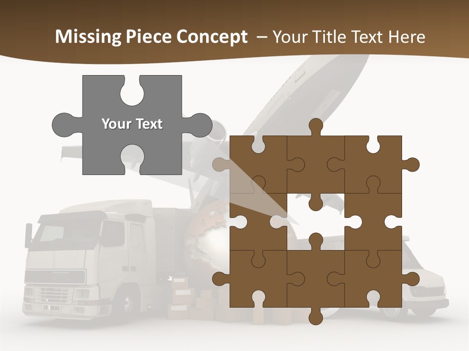 International Caucasian Road PowerPoint Template