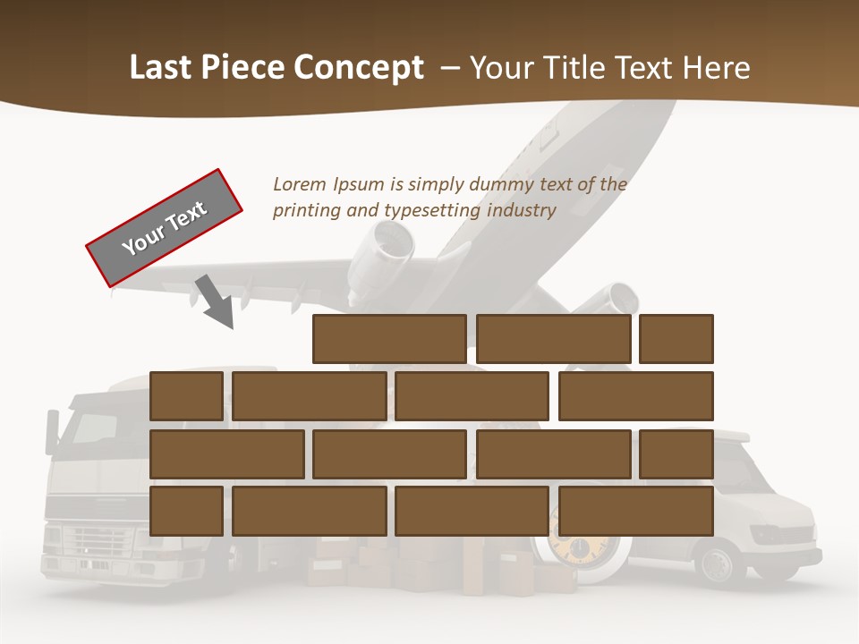 International Caucasian Road PowerPoint Template