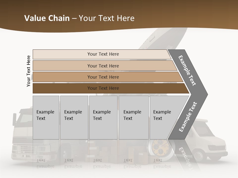 International Caucasian Road PowerPoint Template