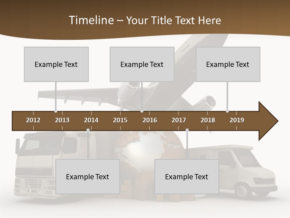 International Caucasian Road PowerPoint Template