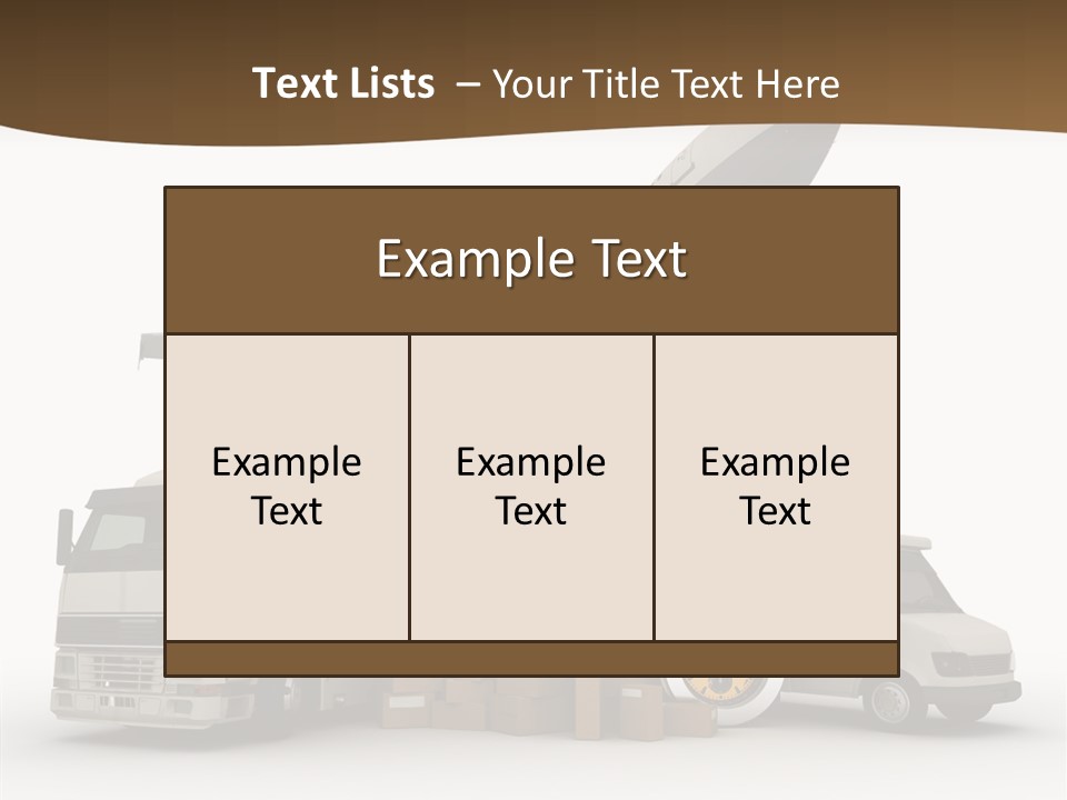 International Caucasian Road PowerPoint Template