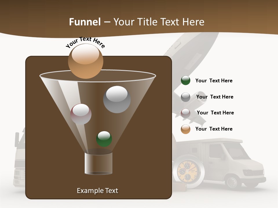 International Caucasian Road PowerPoint Template