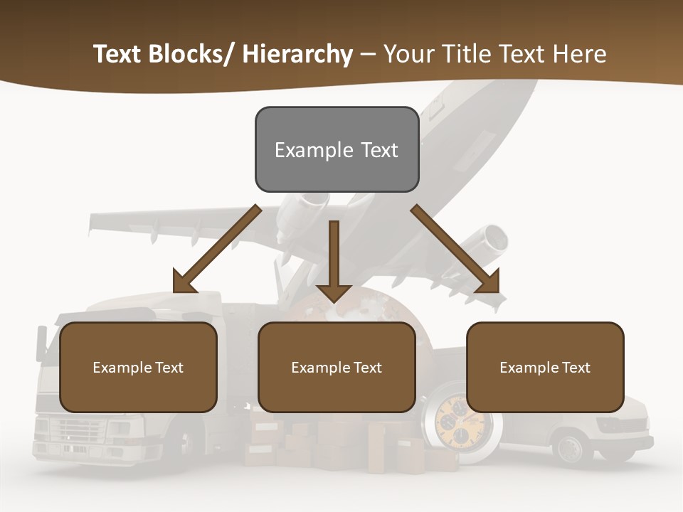 International Caucasian Road PowerPoint Template