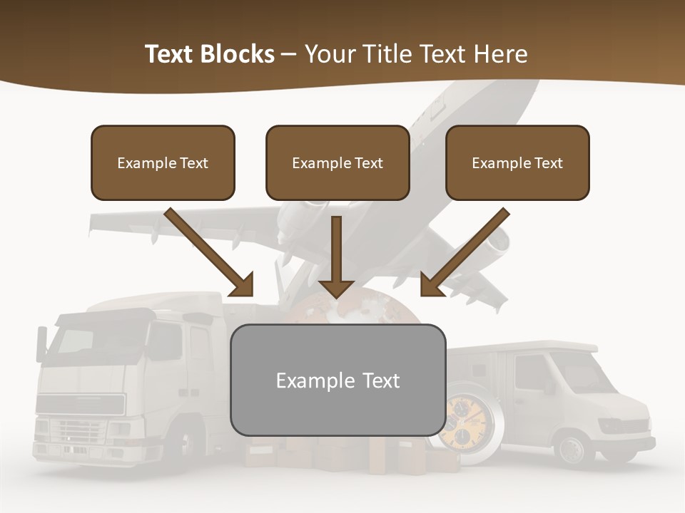 International Caucasian Road PowerPoint Template