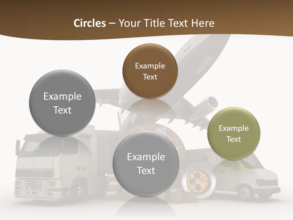 International Caucasian Road PowerPoint Template