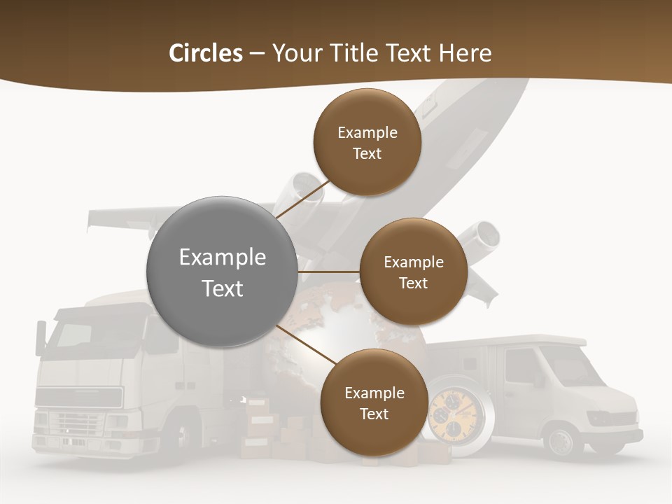 International Caucasian Road PowerPoint Template