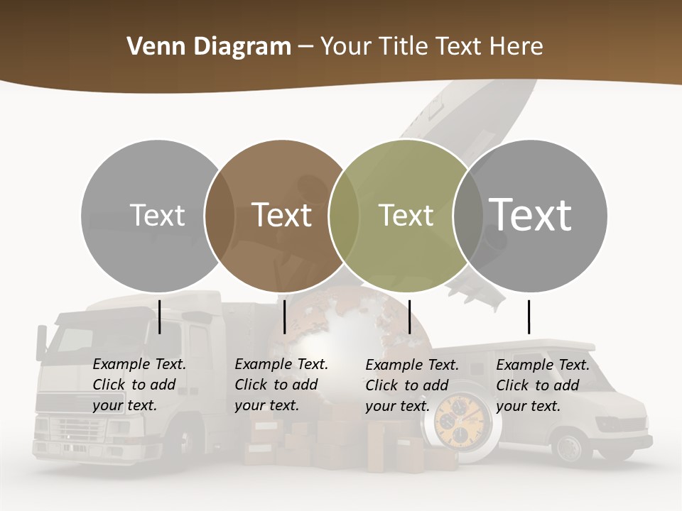 International Caucasian Road PowerPoint Template