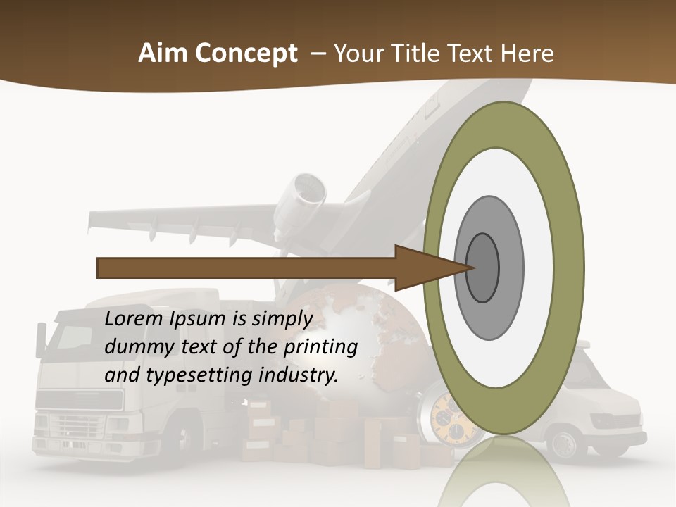 International Caucasian Road PowerPoint Template