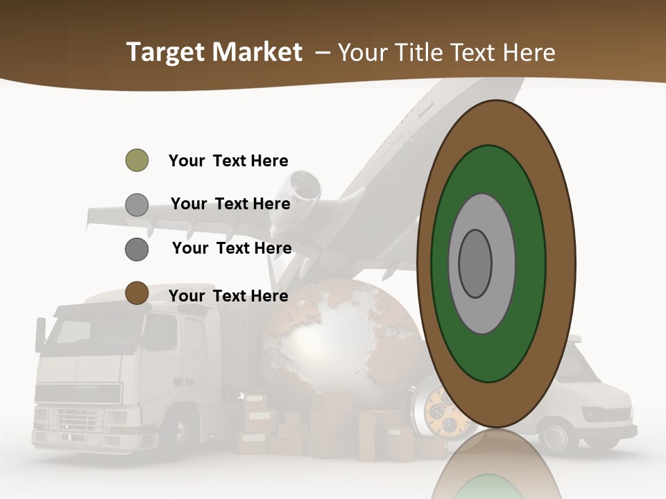 International Caucasian Road PowerPoint Template