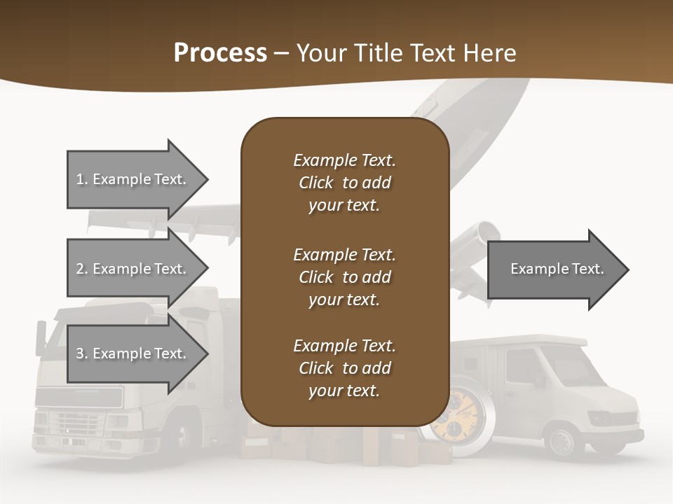 International Caucasian Road PowerPoint Template