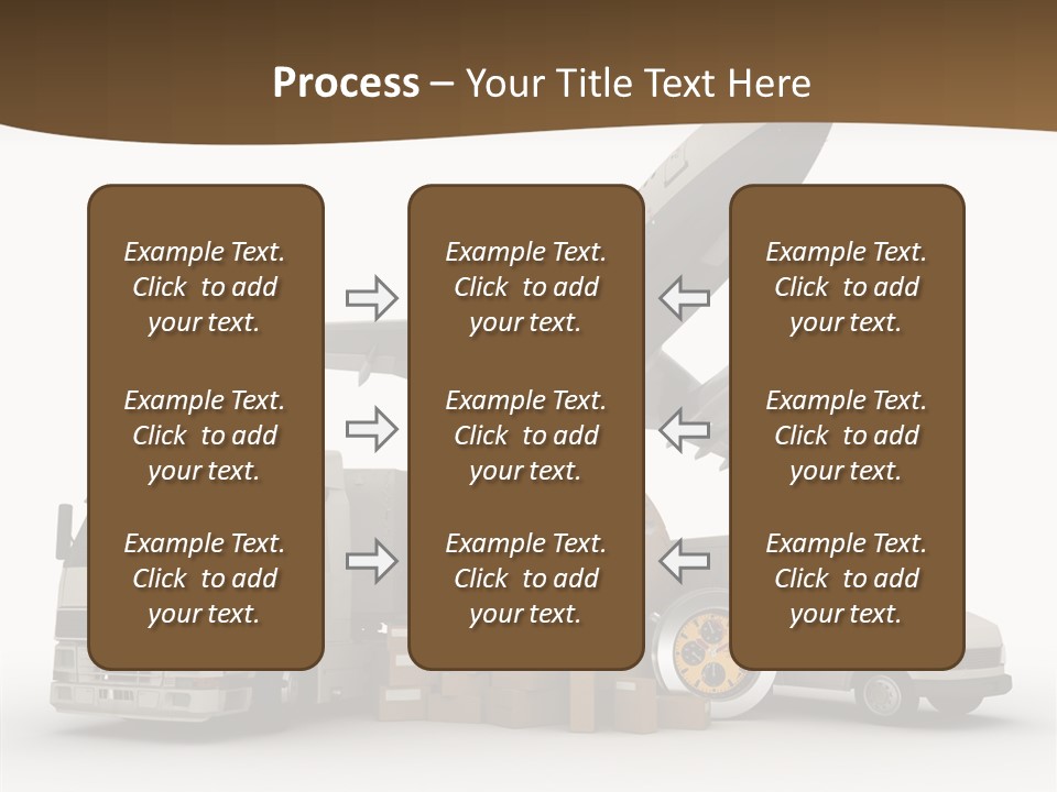 International Caucasian Road PowerPoint Template