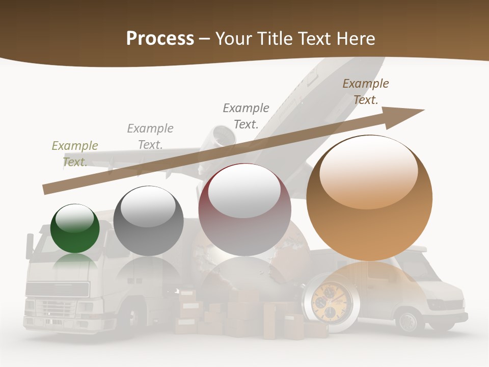 International Caucasian Road PowerPoint Template