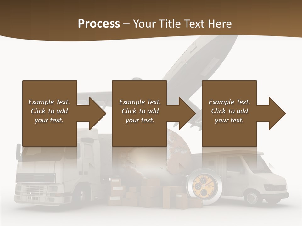 International Caucasian Road PowerPoint Template