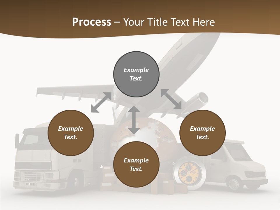 International Caucasian Road PowerPoint Template