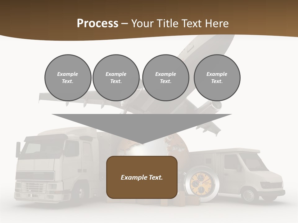 International Caucasian Road PowerPoint Template
