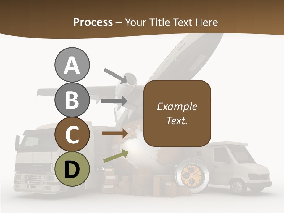International Caucasian Road PowerPoint Template