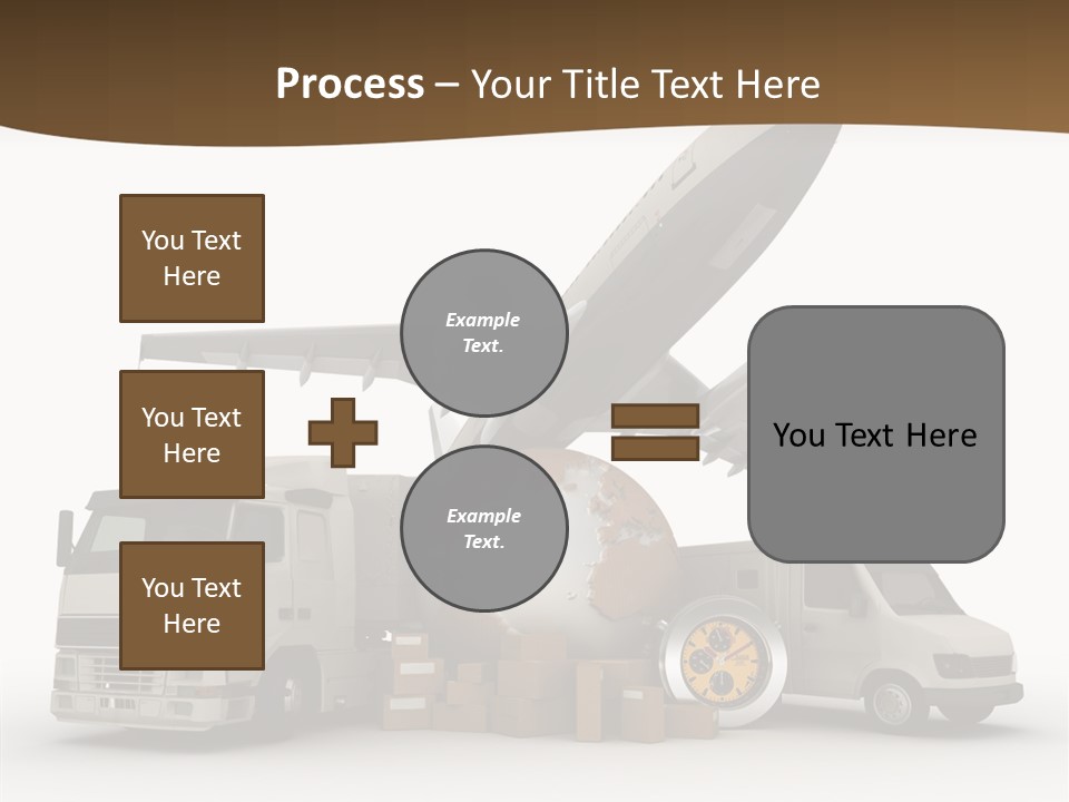 International Caucasian Road PowerPoint Template