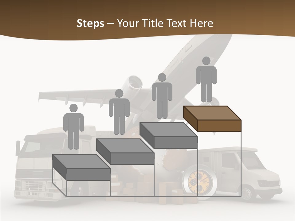 International Caucasian Road PowerPoint Template