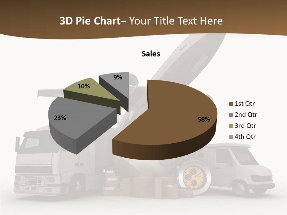 International Caucasian Road PowerPoint Template