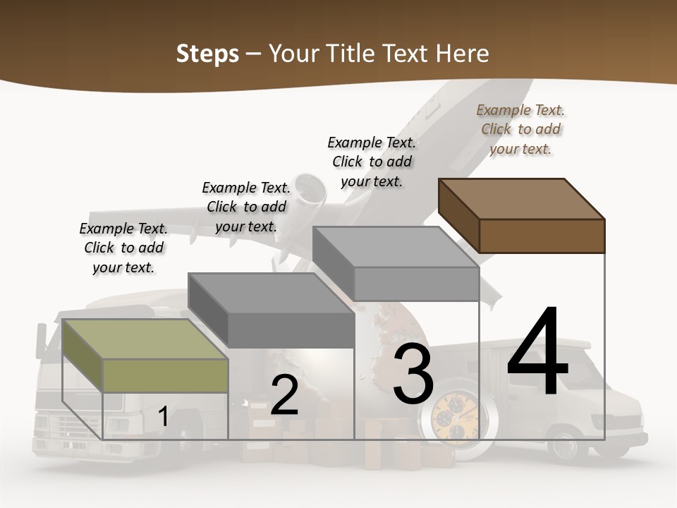 International Caucasian Road PowerPoint Template