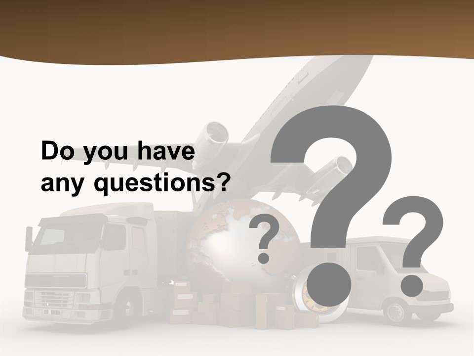 International Caucasian Road PowerPoint Template