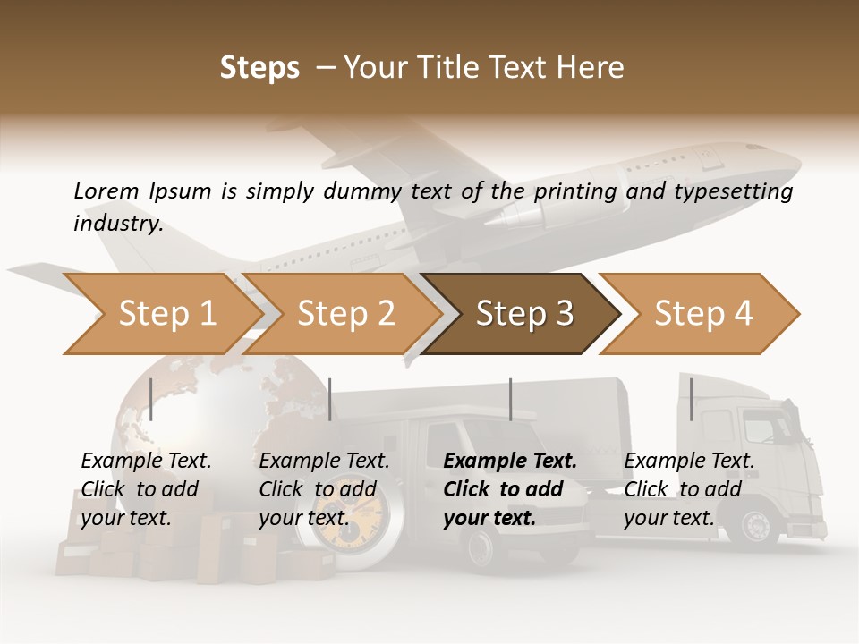 Time Reliability Beat The Clock PowerPoint Template