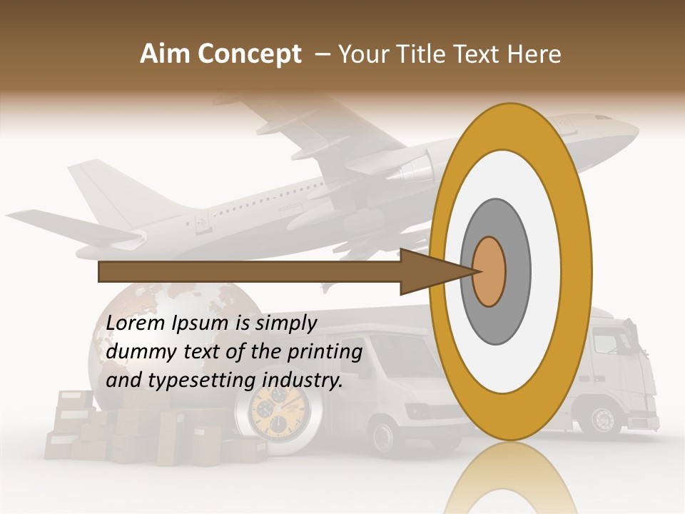 Time Reliability Beat The Clock PowerPoint Template