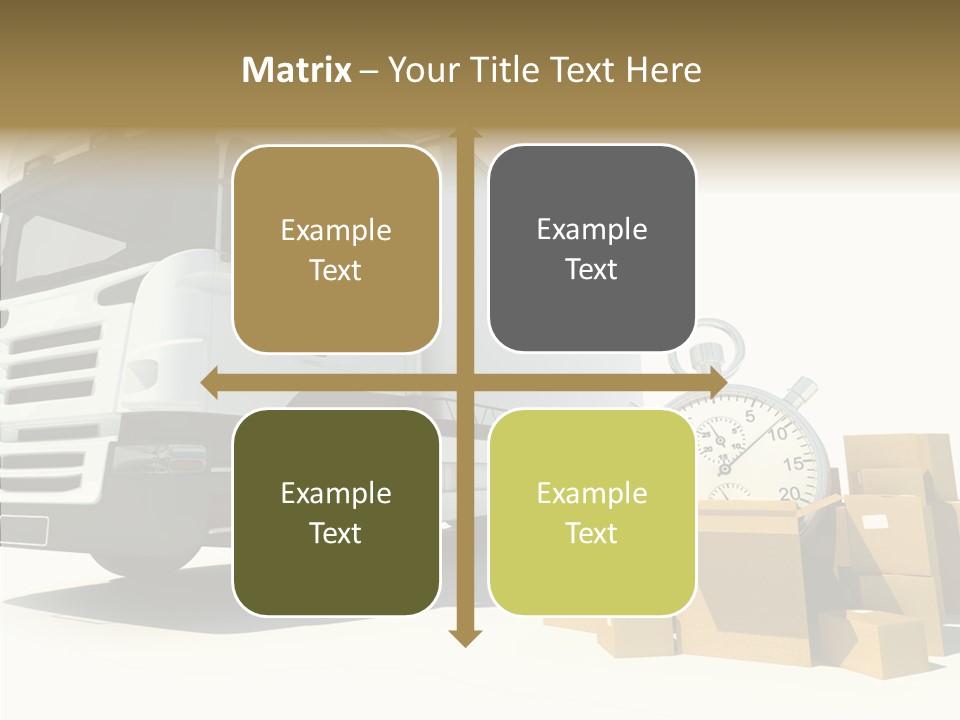 Cardboard Urgency Receive PowerPoint Template