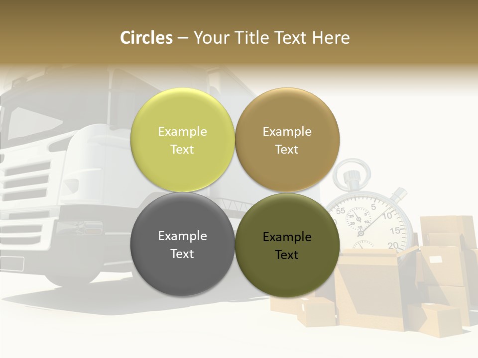 Cardboard Urgency Receive PowerPoint Template