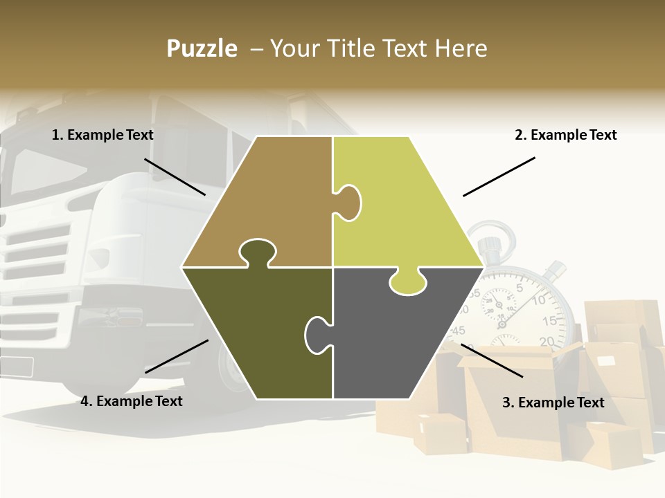 Cardboard Urgency Receive PowerPoint Template