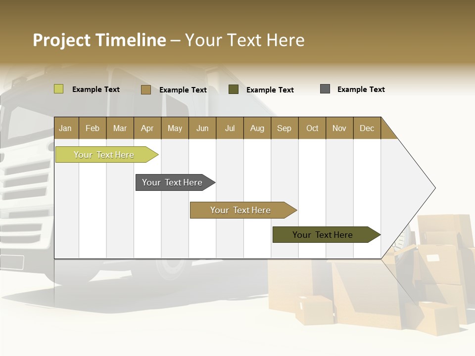 Cardboard Urgency Receive PowerPoint Template