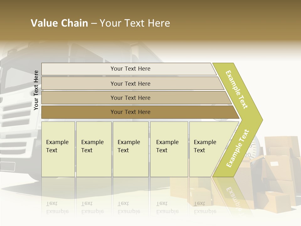 Cardboard Urgency Receive PowerPoint Template