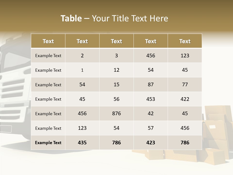 Cardboard Urgency Receive PowerPoint Template