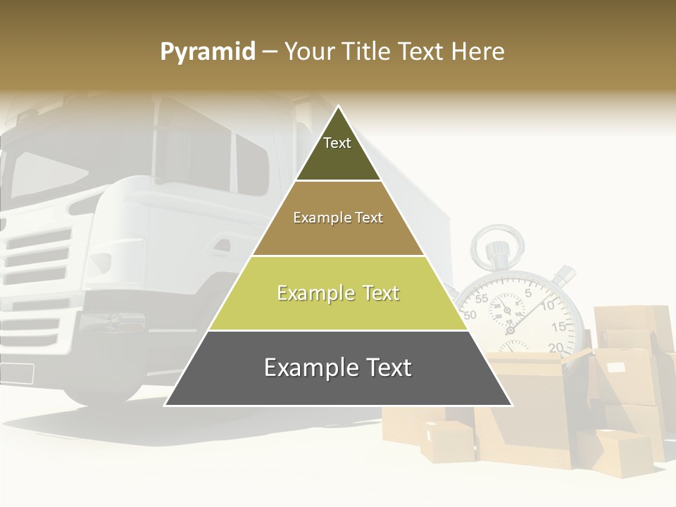 Cardboard Urgency Receive PowerPoint Template