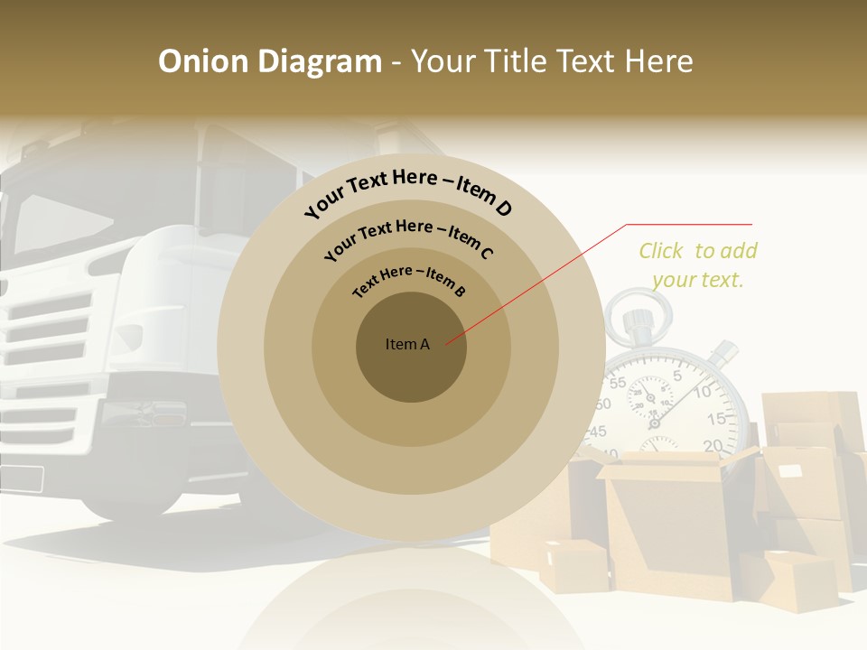 Cardboard Urgency Receive PowerPoint Template