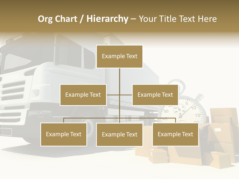 Cardboard Urgency Receive PowerPoint Template
