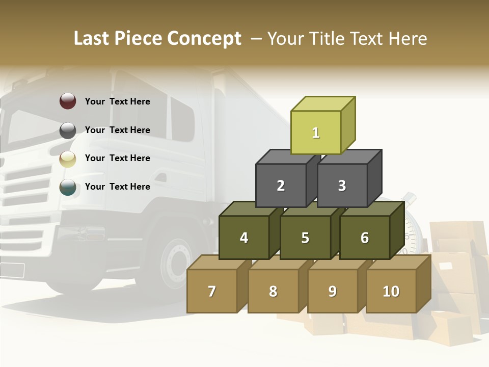 Cardboard Urgency Receive PowerPoint Template