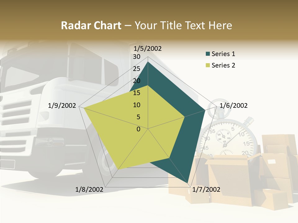 Cardboard Urgency Receive PowerPoint Template