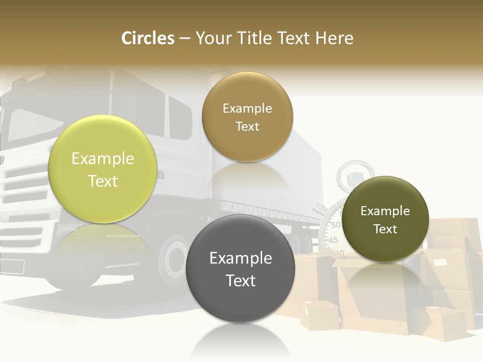 Cardboard Urgency Receive PowerPoint Template